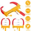 Heavy Duty Wheel Clamp Anti-Theft Adjustable Tire Lock w/3 Keys for Cars Trailer Truck Motorcycles ATV RV Golf Carts