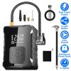 150PSI Cordless Tire Inflator Digital Air Compressor with LED Light Emergency Power Bank for Cars Motorcycles Bicycles Balls
