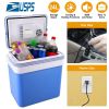 24L Portable Car Cooler 12V Car Refrigerator Travel Cooling Warmer Fridge Box Home Use
