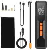 150PSI Portable Tire Inflator Cordless Digital Air Compressor Compact Air Pump with 5 Inflation Modes 3 Light Modes Emergency Power Bank