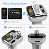 Car Wireless FM Transmitter 3.4A Dual USB Charge Hands-free Call Car MP3 Player TF Card USB Disk Reading