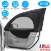 2Pcs Car Front Window Shades Stretchy Car Side Window Screen Mesh Window Cover for Car Heat Shading UV Privacy Protection