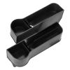 2Pcs Car Console Side Organizer Car Seat Gap Storage Box Pocket Organizer Seat Gap Filler Catch Caddy W/ Cup Holder Non-Slip Mat for Cellphone Key Car