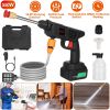 Cordless Pressure Washer Portable Electric Power Washer High Pressure Water Sprayer 363PSI Car Washer Cleaner with 12000mAh 48V Rechargeable Battery a