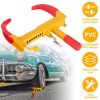 Heavy Duty Wheel Clamp Anti-Theft Adjustable Tire Lock w/3 Keys for Cars Trailer Truck Motorcycles ATV RV Golf Carts