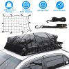 63x39x6.3in Universal Roof Rack Cargo Carrier Car Top Luggage Holder Basket with Hook Strap Elastic Net