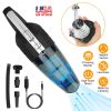 Car Handheld Vacuum Cleaner Cordless Rechargeable Hand Vacuum Portable Strong Suction Vacuum w/ Hose Nuzzle Brush For Dust Pet Hair