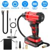150PSI Cordless Car Tire Pump 6000mAh Rechargeable Tire Inflator 12V Portable Electric Air Compressor with LED Light for Car Bike Motorcycle Ball