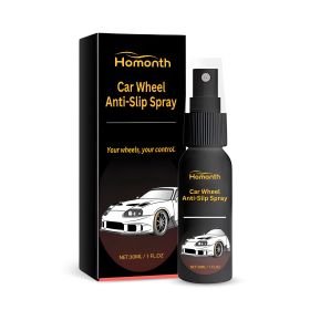 Homonth Car Wheel Anti-Slip Spray, Car Wheel Cleaning Decontamination Care Wheel Anti-Skid Cleaner - 1pc