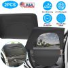 2Pcs Car Rear Window Shades Stretchy Car Side Window Screen Mesh Window Cover for Car Heat Shading UV Privacy Protection