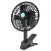 12V Car Fan Oscillating Clip On Cooling Fan with 2 Speeds 120 Degree Rotation Personal Electric Fan for Car Truck Vans