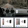 2 Pack Foldable Magnetic Car Phone Holder 360 Degree Adjustable Car Mount Hands Free Phone Holder Compatible with All Phones