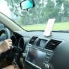 2 Pack Foldable Magnetic Car Phone Holder 360 Degree Adjustable Car Mount Hands Free Phone Holder Compatible with All Phones
