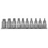 12-Point Bit Set Socket Set 10 pcs on Strip - 140814