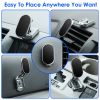 2 Pack Foldable Magnetic Car Phone Holder 360 Degree Adjustable Car Mount Hands Free Phone Holder Compatible with All Phones