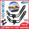 Title: 1 Pair Universal J-Bar Kayak Carrier 220LBS Load Heavy Duty Canoe Car Top Mount Carrier Roof Rack w/ 2Pcs Tie Down Straps